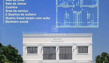 Edifício Residencial Marcondes - Apartamentos com 2 e  3 quartos - Vivendas do Lago - VR