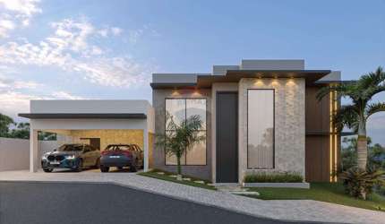 Casa a venda com 3 quartos, sendo 3 suítes,  638 m² de terreno e 250 m² de área construída no condominio GSP Arts Itatiba