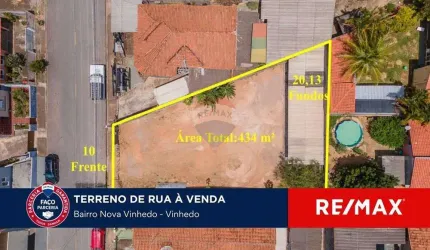 TERRENO PLANO RESIDÊNCIAL OU COMÉRCIAL PARA VENDA - NOVA VINHEDO - VINHEDO - SP
