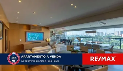 Apartamento à venda 163m² no Le Jardin Ibirapuera, com 3 suítes e mobiliado- Bairro Indianópolis/SP