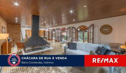 Chácara à venda, 668m², Contendas - Valinhos/SP. Exuberante de 12.000 m².
