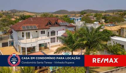 Casa de Condominio com 502 m², 5 suites para locação em Itupeva / Vinhedo-SP