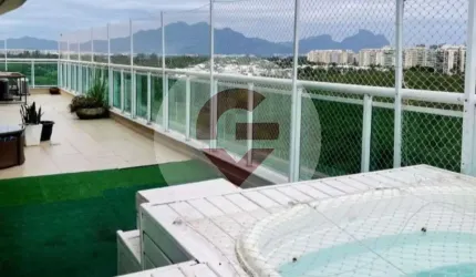 Apartamento com 4 quartos à venda na Avenida Salvador Allende, 6300, Recreio dos Bandeirantes, Rio de Janeiro, 187 m2 por R$ 1.390.000