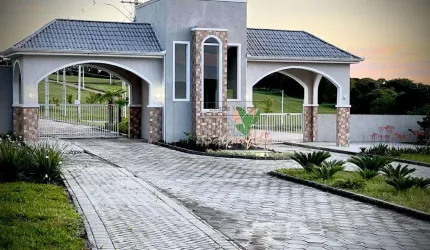 Terreno em condomínio fechado à venda na Estrada do Buriti, Centro, Campo do Tenente, 1000 m2 por R$ 249.000