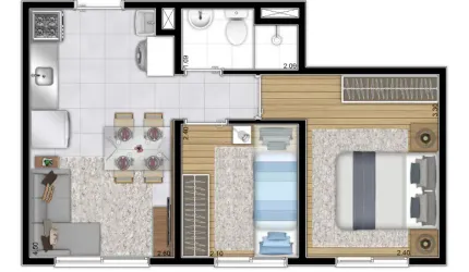 2 Quartos, MCMV, Entrega Prevista Jan2027