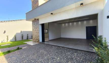 Casa térrea moderna para venda na Vila Fatima Jatai Go