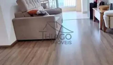 Apartamento com 3 dormitorios uma suite, duas vagas, varanda gourmet com churrasqueira à venda, con
