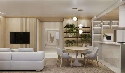 Apartamento Fifty Cabral - 3 quartos (1 suíte)