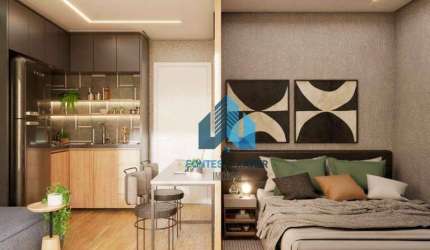 Studio com vaga de carro à venda, 21 m² por R$ 260.000 - São Mateus - Juiz de Fora/MG