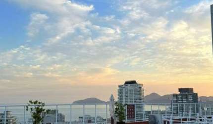 Apartamento 2 Quartos para Locação em Santos, Gonzaga, 2 dormitórios, 1 suíte, 2 banheiros, 1 vaga