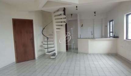 Apartamento duplex de 01 dormitório  a venda na Ponta da Praia em Santos