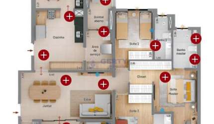 APARTAMENTO RESIDENCIAL PARA VENDA!!-132M²!!- JARDIM SÃO CAETANO, SÃO CAETANO DO SUL