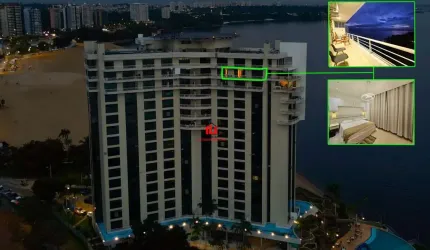 Flat para Venda em Manaus, Ponta Negra, 1 dormitório, 1 suíte, 1 banheiro, 1 vaga