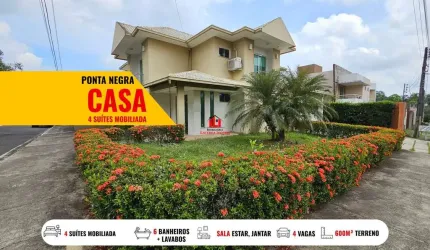 Apartamento para Venda em Manaus, Ponta Negra, 4 dormitórios, 4 suítes, 5 banheiros, 4 vagas
