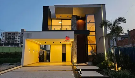 Casa em Condomínio para Venda em Manaus, Novo Aleixo, 4 dormitórios, 4 suítes, 5 banheiros, 4 vagas