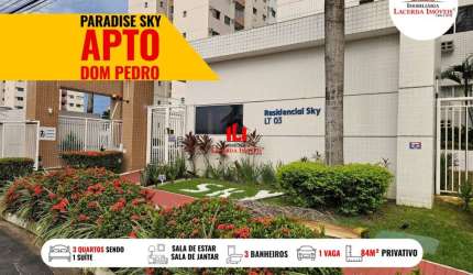 Apartamento para Venda em Manaus, Dom Pedro I, 3 dormitórios, 1 suíte, 2 banheiros, 1 vaga