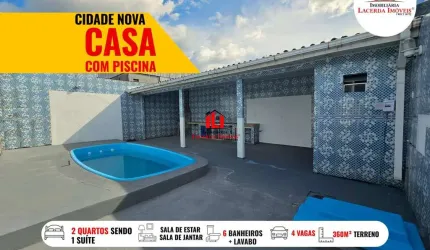 Casa para Venda em Manaus, Cidade Nova, 2 dormitórios, 1 suíte, 2 banheiros, 3 vagas