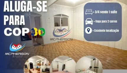 Casa Mobiliada para alugar na COP 30, com 3 quartos sendo 1 suíte em Belém