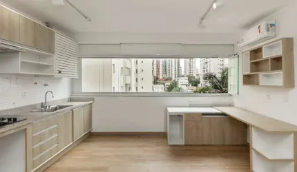 Versátil apartamento tipo para venda com 1 quarto, 35m²