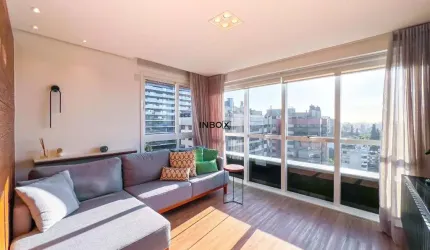 Apto 2 Dormitórios c/1 Suíte mobiliado em andar alto na Bela Vista Porto Alegre