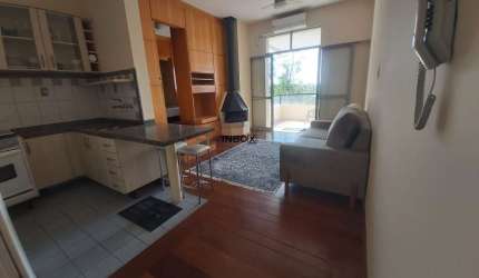 NBOX CIA IMOBILIÁRIA ALUGA Ótimo apartamento com cozinha americana, 100% mobiliado, 1 dormitório na Chácara ds Pedras