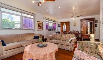 Apartamento Semimobiliado, 138m², 3 Dormitórios com Vaga