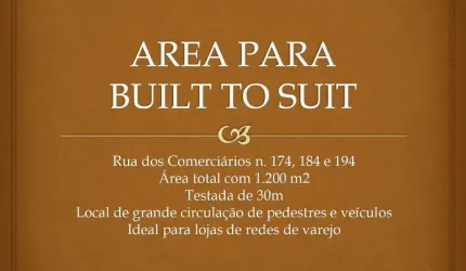 Área à venda, CIDADE VARGAS - São Paulo/SP