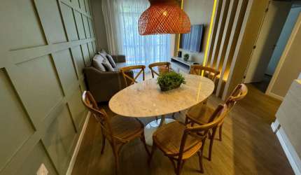 Apartamento com 02 dorm mobiliado com escritura