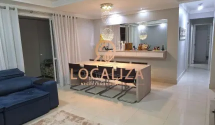 Espetacular apartamento à venda em Urbanova I, São José dos Campos-SP: 4 quartos, 1 suíte, 2 salas, 2 banheiros, 2 vagas, 119m².