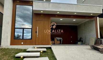 Luxuosa Casa em Condomínio à Venda em Caçapava-SP, Residencial Malibu : 3 Quartos, 1 Suíte, 2 Salas, 3 Banheiros, 2 Vagas, 133m².