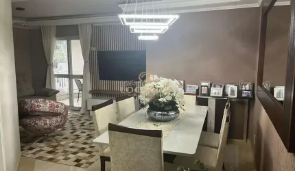 Apartamento à venda: 3 quartos, 1 suíte, 1 sala, 3 banheiros, 1 vaga na Vila Adyana, São José dos Campos-SP!