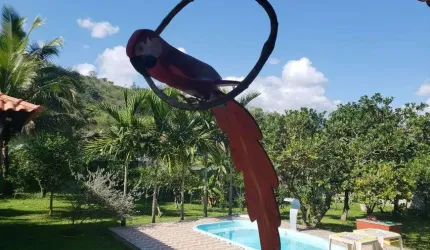 Casa linear com terreno 1200m², 2 suíte no Rio da Prata