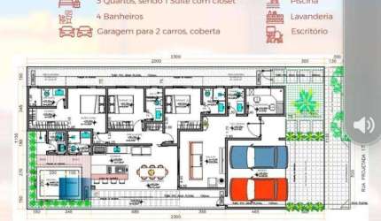 Casa com 3 dormitórios à venda, 160 m² por R$ 789.000,00 - Set Life 2 - Mirassol/SP