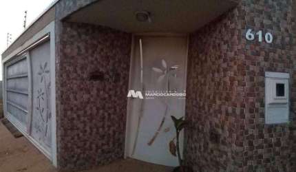 Casa com 2 dormitórios à venda, 52 m² por R$ 250.000,00 - Lago Sul - Bady Bassitt/SP