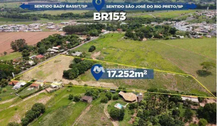 Terreno à venda, 17252 m² por R$ 1.500.000,00 - Zona Rural - Bady Bassitt/SP
