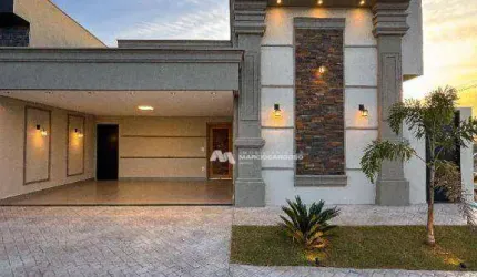 Casa com 3 dormitórios à venda, 122 m² por R$ 680.000,00 - Bella Vitta  - Bady Bassitt/SP