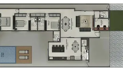 Casa em condomínio fechado com 3 quartos à venda no Jardim Ypê, Paulínia , 243 m2 por R$ 2.050.000