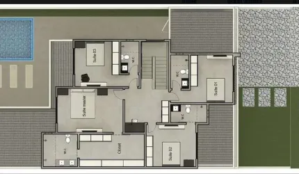 Casa em condomínio fechado com 4 quartos à venda no Parque Brasil 500, Paulínia , 307 m2 por R$ 2.300.000