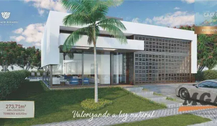 Casa com 4 dormitórios à venda, 273 m² - Village Iguassu Golf Residence - Foz do Iguaçu/PR