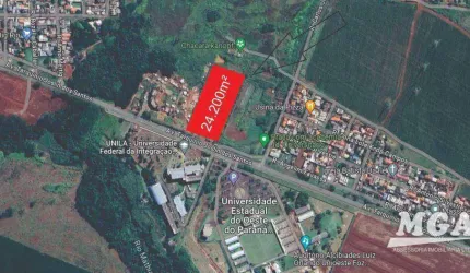 Área à venda, 24200 m² por R$ 9.000.000,00 - Loteamento Universitário das Américas - Foz do Iguaçu/PR