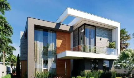 Sobrado com 5 dormitórios à venda, 541 m² por R$ 4.500.000,00 - Condomínio Residencial Porto Madero - Foz do Iguaçu/PR