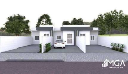 Casa com 2 dormitórios sem 1 suíte à venda, 69 m² por R$ 350.000 - Jardim Nacional - Foz do Iguaçu/PR
