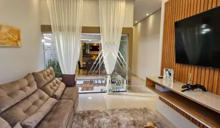 Imperdível casa à venda em São José do Rio Preto-SP, Residencial Palestra: 3 quartos, 2 salas, 2 banheiros, 2 vagas, 165m².