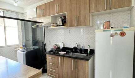 Apartamento com 2 dormitórios para alugar, 50 m² por R$ 1.572,93 - Vila São Francisco - Hortolândia/SP