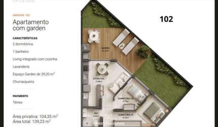Apartamento para Venda em Florianópolis, Cachoeira do Bom Jesus, 2 dormitórios, 1 banheiro, 1 vaga