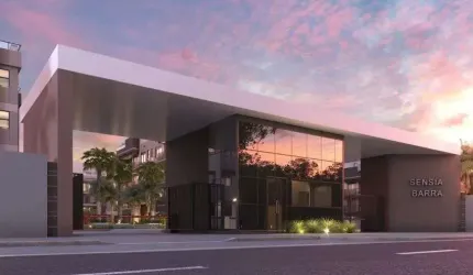 Cobertura para venda possui 124 metros quadrados com 2 quartos