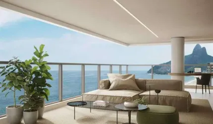 Apartamento para venda possui 45 metros quadrados com 1 quarto em Ipanema - Rio de Janeiro - RJ