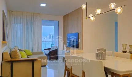 Apto Mobiliado com 3 Quartos e Lazer Completo na Pelinca