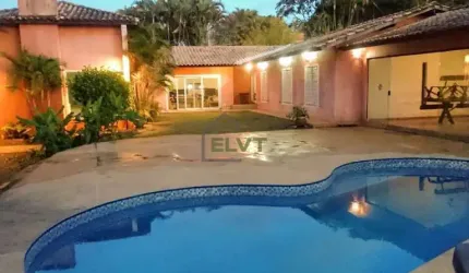Fazendinha - Casa, 436 m² - venda por R$ 2.500.000,01 ou aluguel por R$ 7.800,00/mês - Chácara Santa Lúcia dos Ypes - Carapicuíba/SP