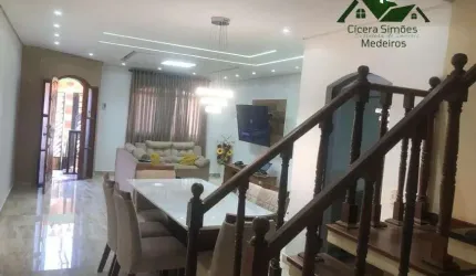 Sobrado para venda com 253 metros quadrados com 3 quartos em Jardim Rina - Santo André - SP